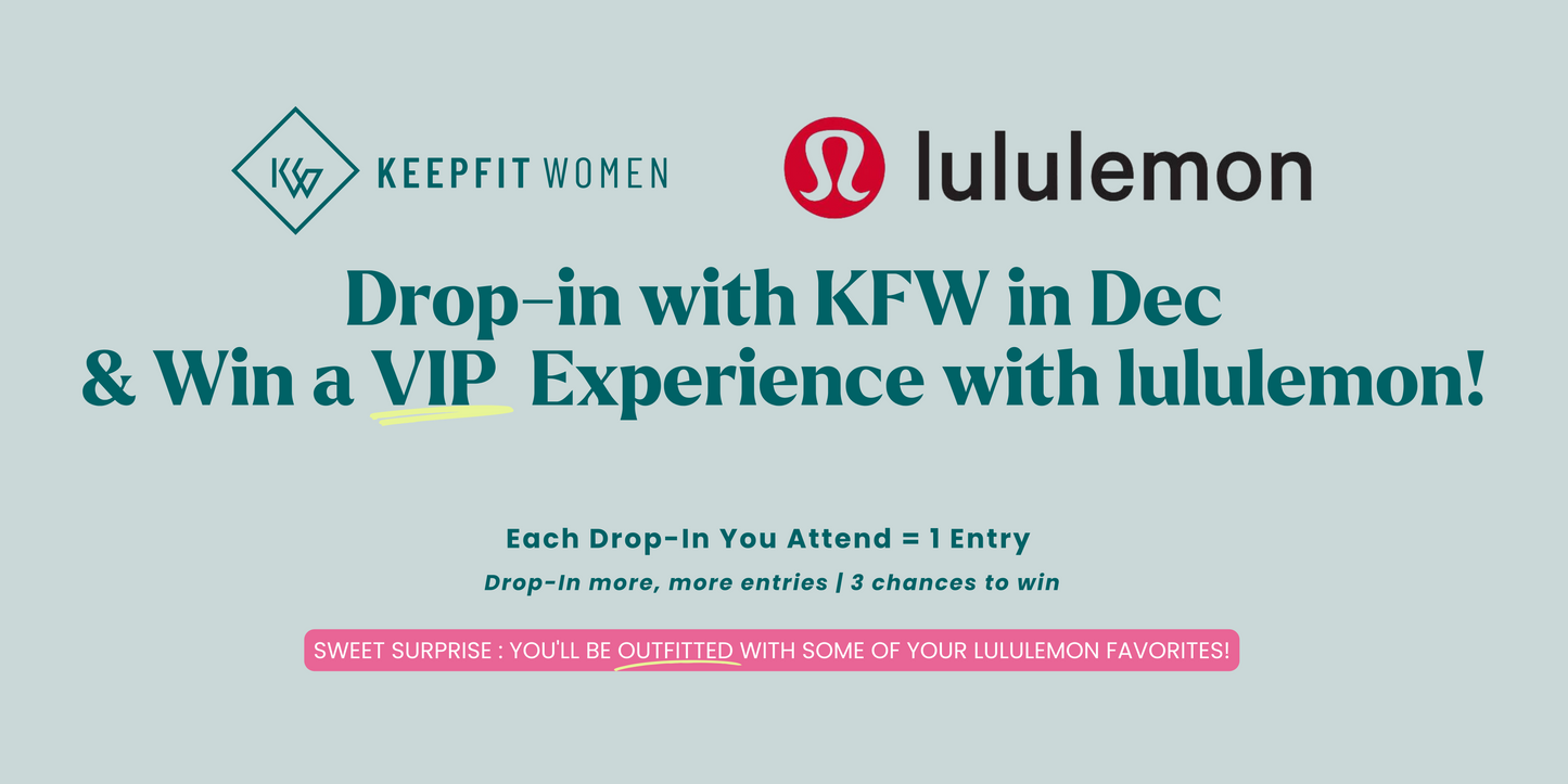 December KFW StrollerFit Charity Drop In