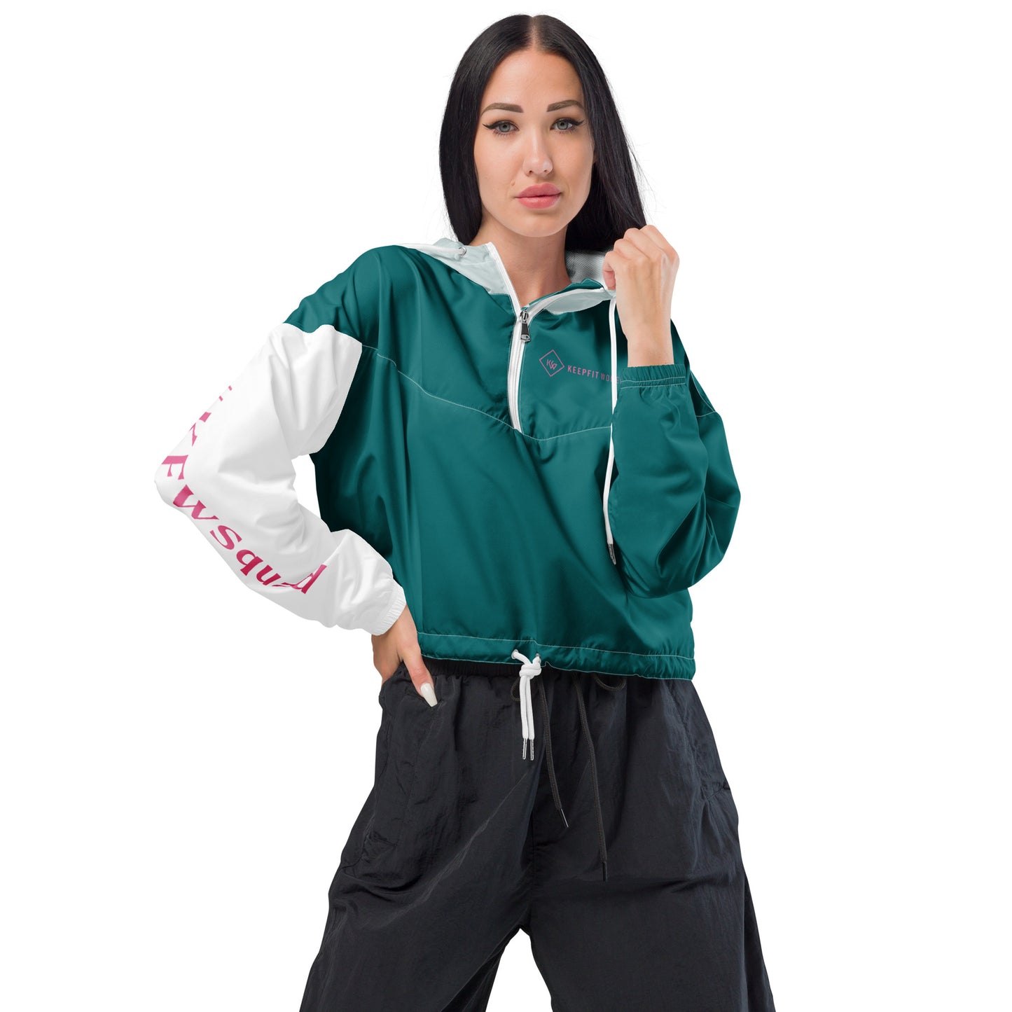 Custom KFW Cropped Windbreaker