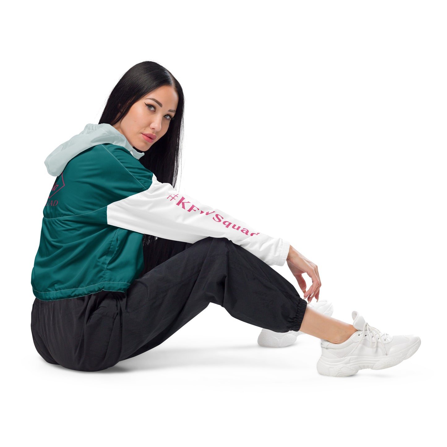 Custom KFW Cropped Windbreaker