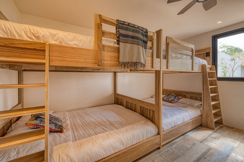 Pool House Bunk Room | Twin Beds | Quad Occupancy