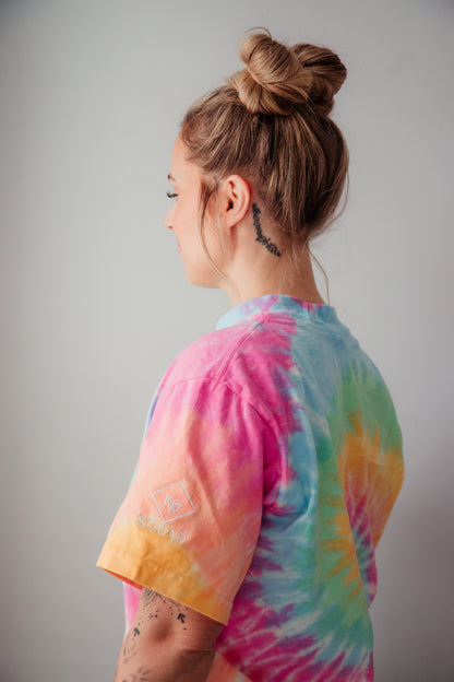 Oversized 'Squad' Tie-Dye Tee