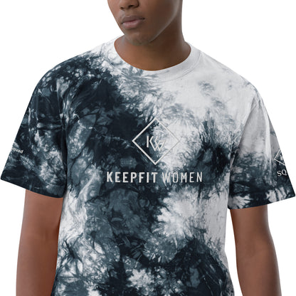 Oversized 'Squad' Tie-Dye Tee