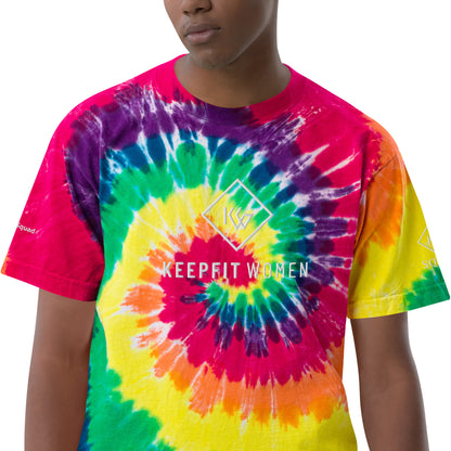 Oversized 'Squad' Tie-Dye Tee