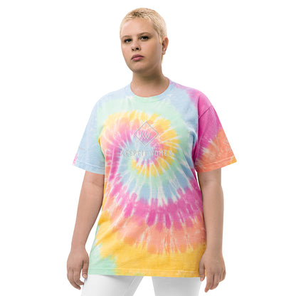 Oversized 'Squad' Tie-Dye Tee
